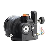 【High-Hardness Dual Gears for Unmatched Grip & Smoothness】- Features a high-hardness, wear-resistant dual-gear drive system. The meshing gears provide superior grip on the filament without crushing it, ensuring exceptionally smooth, precise, and slip-free feeding for consistent extrusion and superior print surface quality.