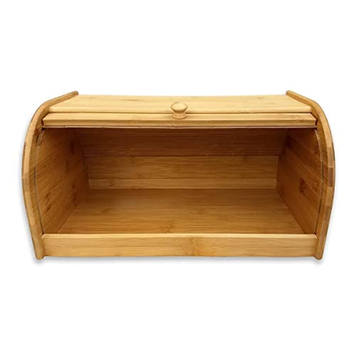 Porta Pão Bambu Organizador de Pães Torrada Bolo