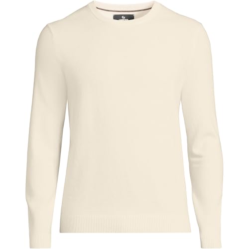 Lands' End Mens Fine Gauge Cashmere Sweater Fresh Ivory Regular XX-Large3