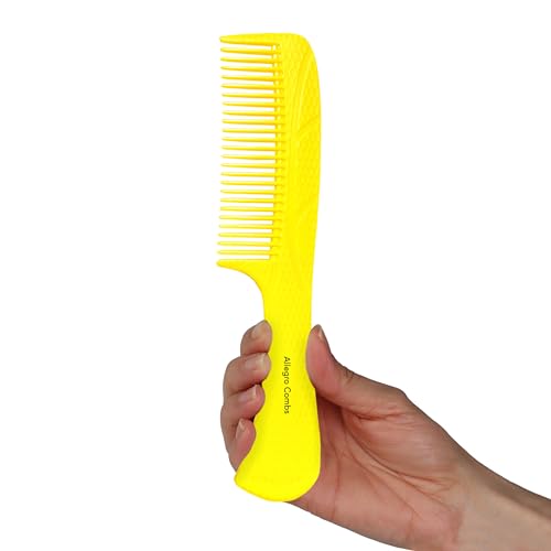 Peigne démêlant à dents larges femmes et hommes pour cheveux bouclés