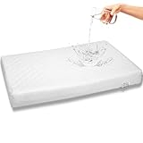 First Essentials Baby Bassinet Mattress Pad (Rectangle, 16X28 3-Inch) for Newborn Comfort Breathable Easy Clean Hypoallergenic Waterproof Made in USA