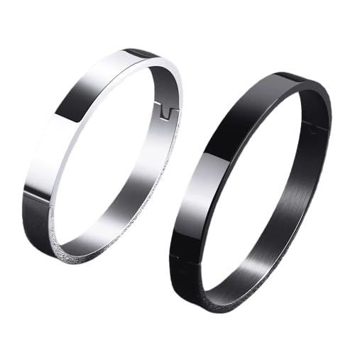 MEENAZ Kada Bracelet for Men Combo brother boyfriend gents/Fashion Black Kada for men/Silver Bracelet for Men Stainless Steel Kada for boys Kadas open Bracelet Birthday Gift valentine 528 (B0CTX7Y6G4) Amazon Price History, Amazon Price Tracker