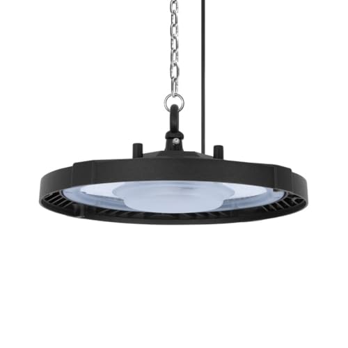 BARCELONA LED UFO LED, Lámpara led industrial 100W 100lmW. Campana LED industrial 6000K, IP65 Impermeable. Foco led industrial para Almacén, Fábrica, Garaje, Taller, naves industriales.