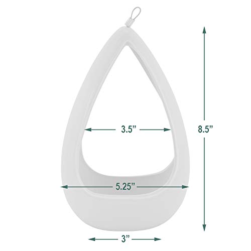 Arcadia Garden Products Ap11S Ceramic Air Planter, Cone Style-5.25X8.5-Sky #TOP2