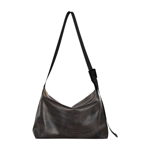 Textura sin costuras de madera sobre el hombro Bolsos Hombres Impermeable Hombres Bolsas de hombro Crossbody Bolso de hombro grande Vantage Flooring, Varios colores, 1 size