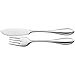 WMF Premiere Cubiertos prémium Cromargan Protect Fish, Acero Inoxidable, Plateado, 43.5 x 27 x 5 cm, 12 Pack