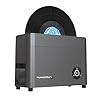 HumminGuru Pulitore per dischi in vinile - Macchina per la pulizia dei dischi in vinile a ultrasuoni da 40 kHz con asciugatura automatica e filtri (HG01 Grigio scuro, 12 pollici)