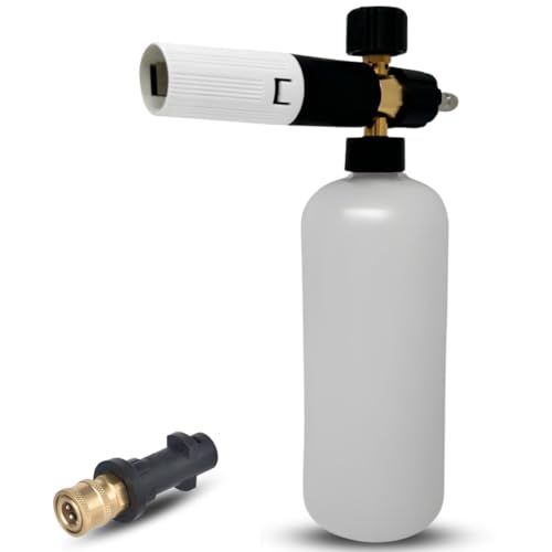 EDGE SHINE フォームガン EX【ケルヒャー純正ガンに直接接続】 1L 大容量 泡洗車 スノーフォームランス Kシリーズ対応 アタッチメント