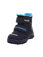 Superfit Jungen - Schuhe HUSKY1 Boot, Modern, BLAU/HELLBLAU 8010, 30