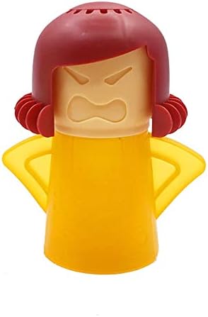 MARIE Microwave Cleaner, Angry Mama Oven Cleaner, Clean and Disinfects With Vinegar and Water for Kitchen, Easily Clean in Minutes… (Brown Hair)