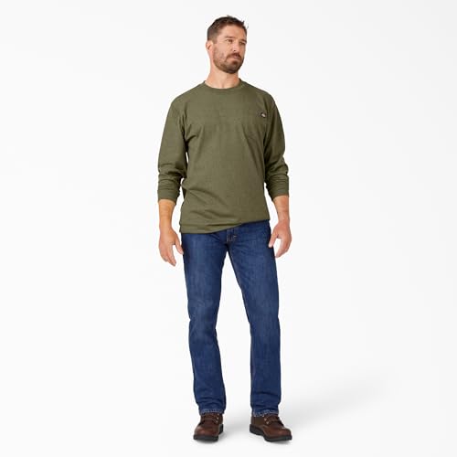 Image of Dickies Men's Big and Tall Long Sleeve Heavyweight Crew Neck