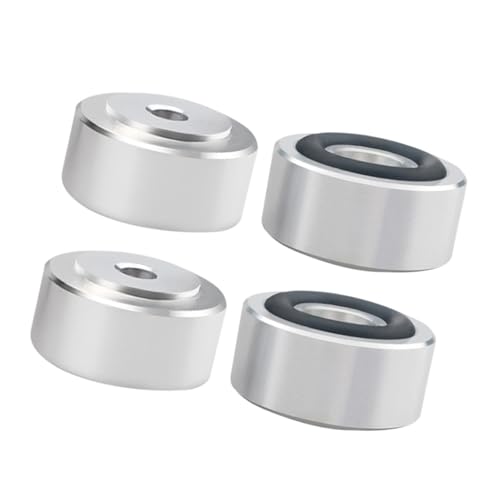 4Pcs Aluminum Alloy Speakers Spikes Stand Feet Pad for Easy Installation Durability and Enhances Sound Fidelities Sound Vibratio