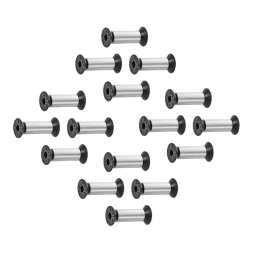 Ciieeo 4 Juegos Tornillo De Mango De Cocina Soporte Para Remaches Tornillo De Fijación Del Mango Del Cuchillo Equipo De Reparación Aleación De Acero Silver 4 Uds * 4