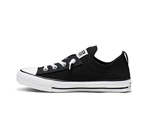 Converse Women's Women's Chuck Taylor All Star Shoreline Knit Slip On Shoe, Black/White/Black, 7.5 M Us #TOP7