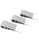 Premium Door Stopper with Wall Mount Holder - Rubber Door Wedge - Available Door Stop in White, G...