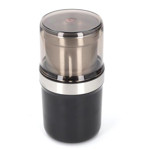 Recopilación de Molinillos de café eléctricos con cuchilla Top 10. 48 ZJchao Molinillo de café Eléctrico con Cuchillas de Acero Inoxidable y Motor Potente para Moler Granos de café, Capacidad de 100 g.