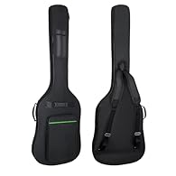 ♫【Provide Protections】: Compatible with 46 inch full size bass guitars. Thick padding soft shell electric bass guitar case protect bass from light-travel nicks, scuffs and scratch. Bag Inner guitar neck strap keep the bass guitar in place. ♫【Portable...