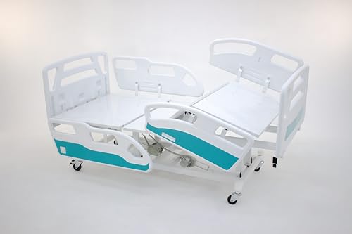 Cama Hospitalar Elétrica Motorizada 8 Movimentos com Elevação do Leito e Trendelemburg Luxo - 1037 A