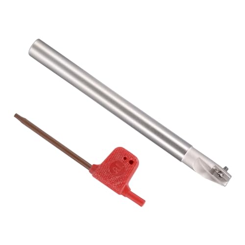 Image of Indexable End Mill, 1 Flute 0.4 inch Cutting Diameter, 90 Degree BAP300R R0.8 for APMT1135 Carbide Insert - (Applications: for Steel Milling)