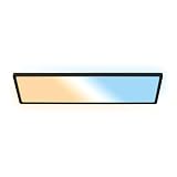 Panneau LED en noir: Ce plafonnier moderne est équipé d’une platine LED de 22 W et 3 000 lm, offrant un éclairage puissant et homogène pour les espaces de vie et les zones fonctionnelles du quotidien