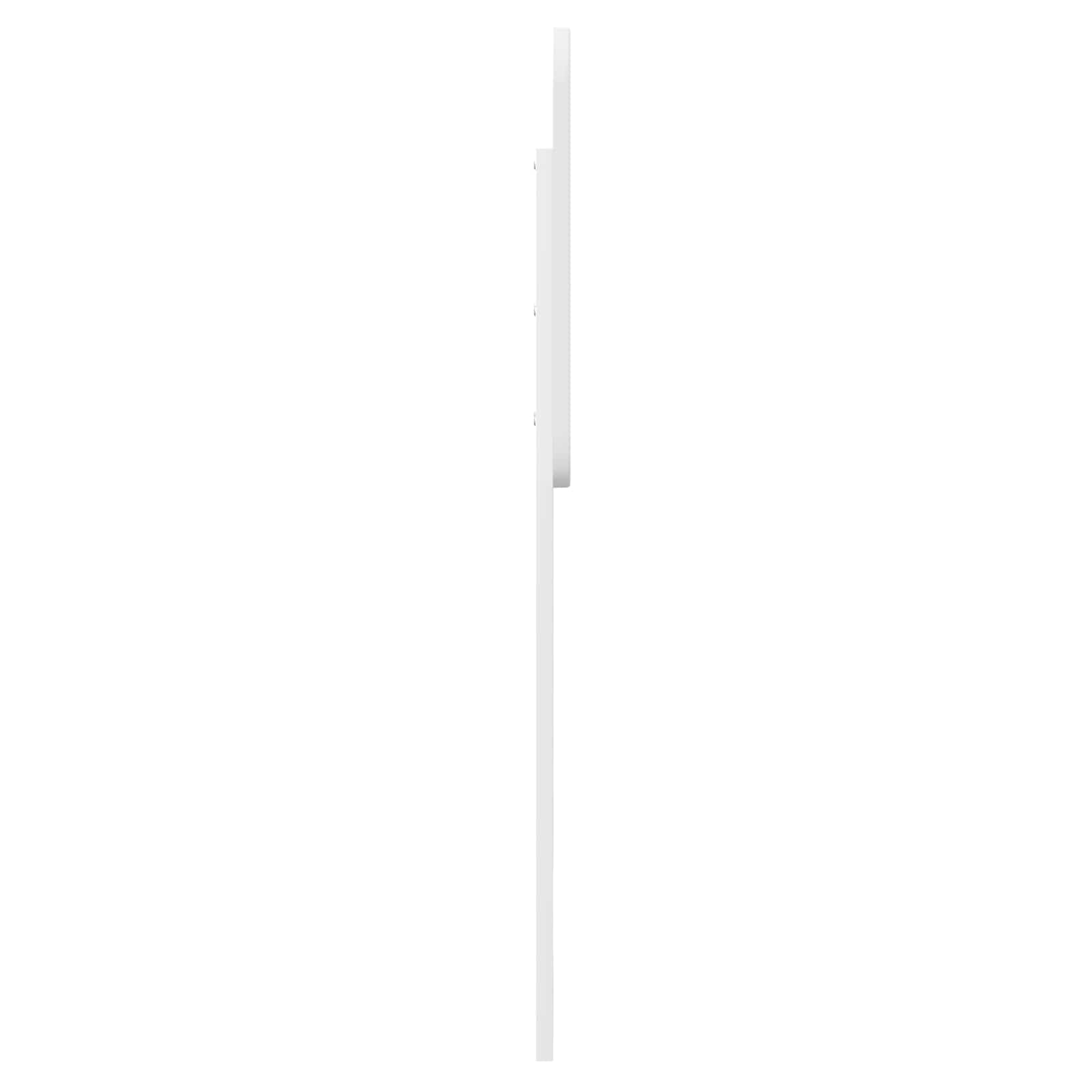 Testiera moderna bianca 80 cm, realizzata in robusto legno design minimalista per letti e camere da letto, facile da montare e curare