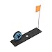 Yuecoom Ice Fishing Tip Up,Ice Fishing Pole Flag, Portable Tip Up Fishing Pole,Floating Ice Fishing Flag with Orange Pole Flags for Winter Fishing