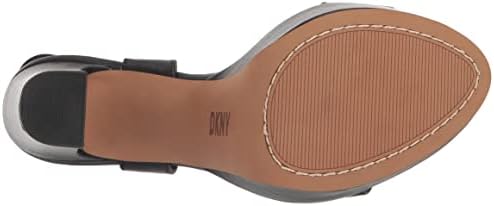 DKNY Women's Everyday Block Heel Shila-Platform ANK Heeled Sandal, Black, 5 | Image 3