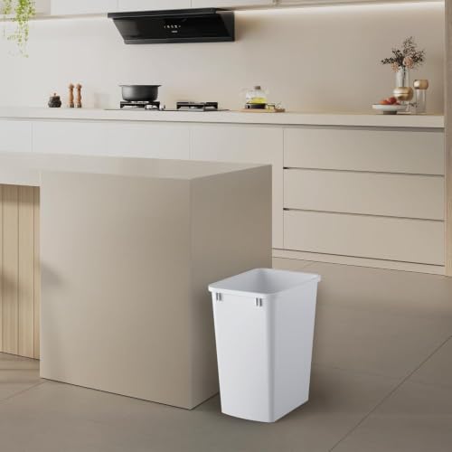Image of ROOMTEC 35QT Kitchen Trash Can,Sturdy and Lightweight Slim Trash Can,2-Pack