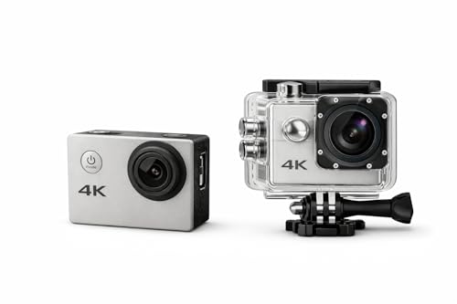 Image of 4K 30 FPS Action Camera WiFi Waterproof 30M (98FT) Ultra HD Sports Camera 170 Wide Angle with Mount Accessories Kit