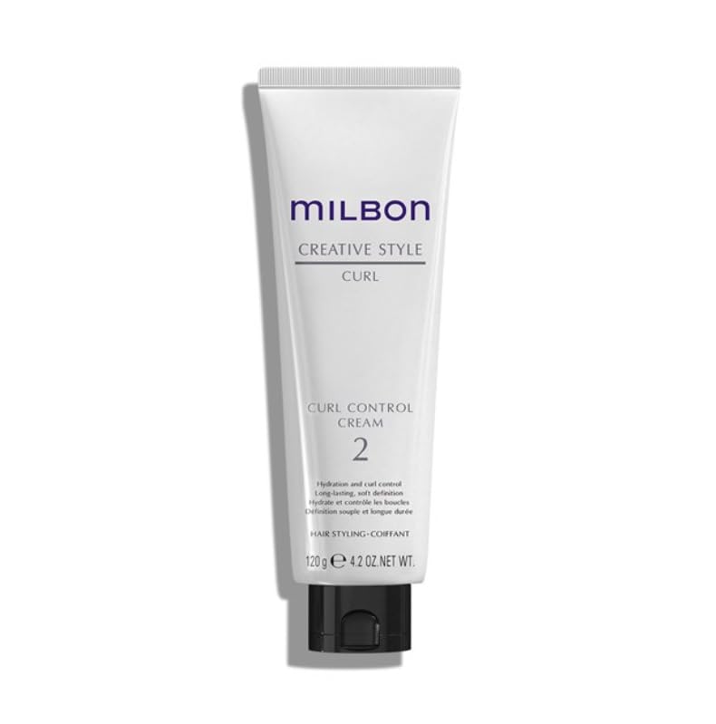 Milbon CREATIVE STYLE Curl Control Cream 2, 4.2 Oz