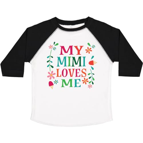 inktastic My Mimi Loves Me Girls Outfit Toddler T-Shirt