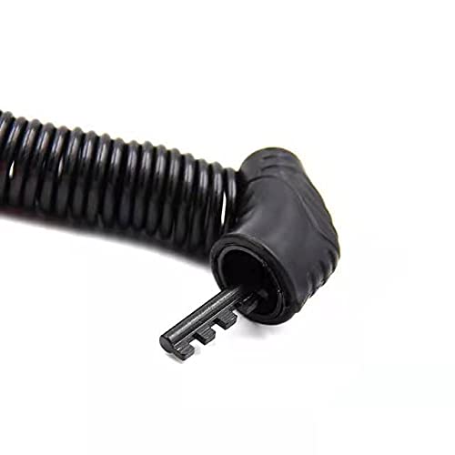 Foir Bike Cable Lock, Bike Lock Cable Mini Cycling Combination Bicycle Cable Lock Portable Anti-Theft Resettable 4 Digit For Travel Luggage Locks Helmet Lock Stretchable 62 Inch (Black) #TOP1