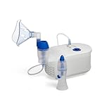 OMRON X102 Total Macchina aerosol adulti e Aerosol bambini con doccia nasale – trattamento efficace delle vie respiratorie per tutto l’anno