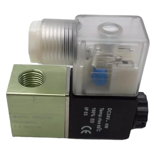 Válvula solenoide neumática IP65 con estanqueidad total y bobina estable de 24V DC 6