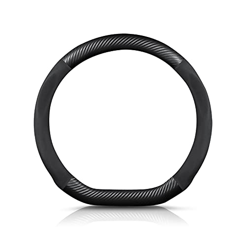 Ergocar Forma di D Fibra di Carbonio e Pelle PU in...