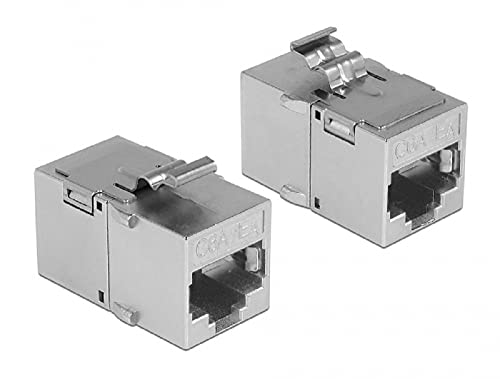 DELOCK KEYSTONE MODULO RJ45 RJ45 CAT.6A METAL