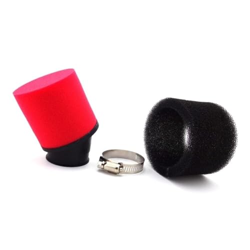 Filtre coudé 42mm en mousse double couche pour pit bike 125cc-140cc