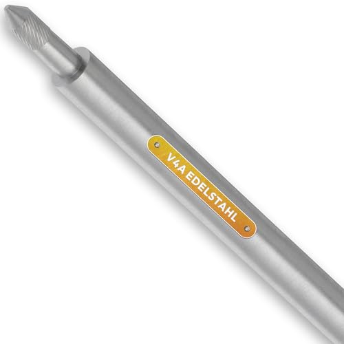Tiefenerder-Erweiterungsstab [Ø20mm V4A Edelstahl] – Passend für Spieß, Kreuz- & Staberder – Zubehör für Erdungskabel & Erdungsband