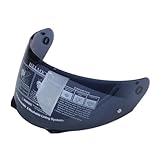 KWTN Motorrad Hochleistungs-Motorradhelm-Visierlinse, Windschutzscheiben-Ersatz, Motorradzubehör, einfache Befestigung for HJ-33 I90 F19A (klar)(Light Tea)