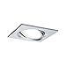 Produktbild Paulmann 93880 Nova Plus LED Einbauleuchte inkl. Coin Basisset schwenkbar rund 84mm 50° 3x6W 230V dimmbar 2700K Chrom Spot Einbaustrahler Einbauleuchte