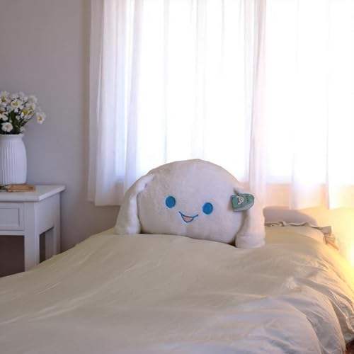Image of Jumbo White Rabbit Plush Pillow - 29 Inch Large Squishy Giant XXL Stuffed