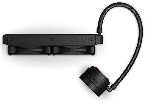 NZXT Kraken X63 280mm - RL-KRX63-01 - AIO RGB CPU Liquid Cooler - Rotating Infinity Mirror Design - Improved Pump - Powered By CAM V4 - RGB Connector - Aer P 140mm Radiator Fans,Black,Kraken X Gen 3