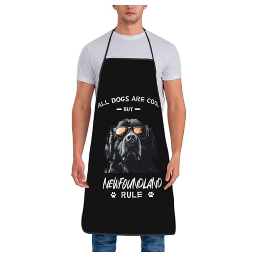 All Dogs Are Cool but Newfoundland Rule Waterproof Stain-Resistant Soft Touch Multipurpose Chef Apron Women Men5