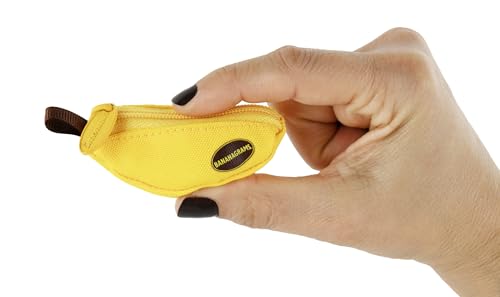 Worlds Smallest Bananagrams - Family Word Game - Includes: 1 Banana Pouch, 144 Tiles. Recommended for Ages 8 and up