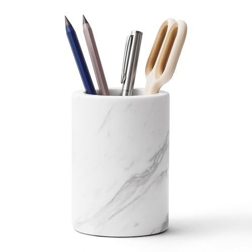 WORHE Natural Marble Pen Holder