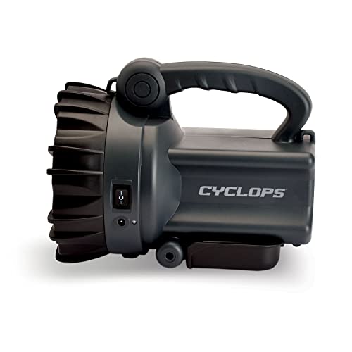 Cyclops Rechargeable Portable Handheld 10-Watt 850 Lumens Spotlight With Ac/Dc Charger/12V Dc Car Plug Adapter #TOP3