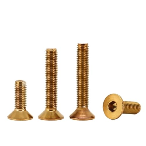 KikuEdge �M�Z�p�{���g M4 M5 M6 M8 DIN7991 �X�e�����X�|�`�^���S�[���h���b�L�����Z�p�Z�p���t���l�W(M5x20mm-10pcs)