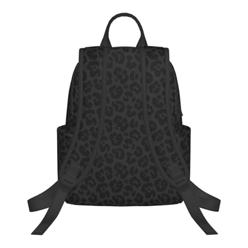 RIMENCH Travel Laptop Backpack Business Anti Theft Dark Gray Black Leopard Cheetah Print Durable Backpack College Computer Bag Gifts For Men & Women3