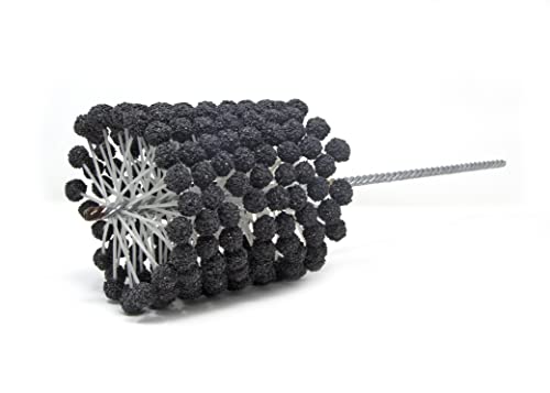 Image of Brush Research GBD51220BC FLEX-HONE, 5-1 /2 inch (140mm) Diameter, 20 Grit, Boron Carbide, for Medium to High Carbon Steels and Heat-Treated Steels to 50 Rc
