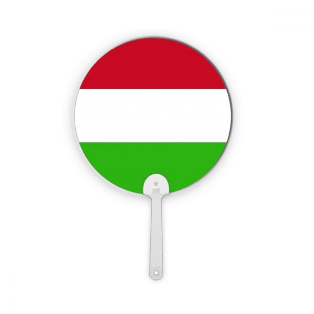 Drapeau Hongrie en plastique rond idéal pour la décoration de table de fête européenne